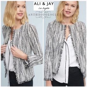 Anthropologie ALI & JAY Fringe Blazer